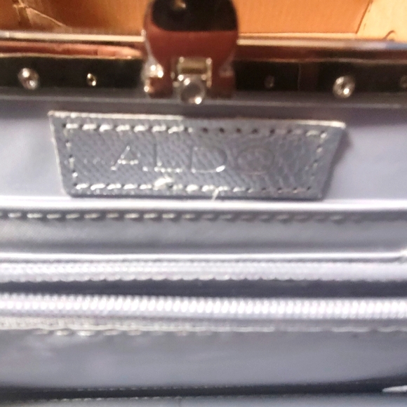 ALDO Silver Metallic Clutch - Picture 4 of 4